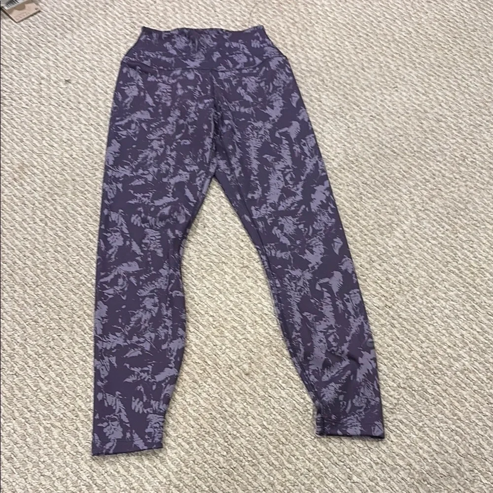 Nike Purple Patterned Leggings